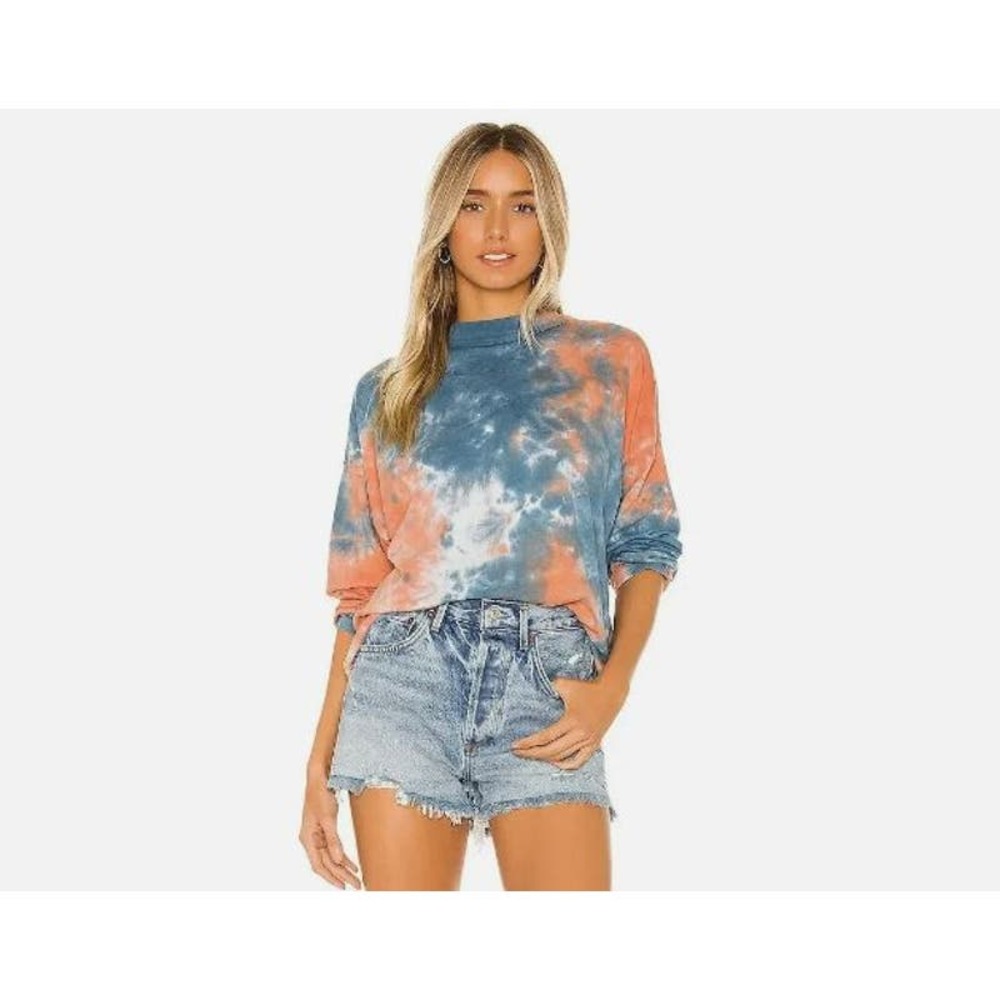 We the Free Be Free Tie Dye Long Sleeve Tee Small